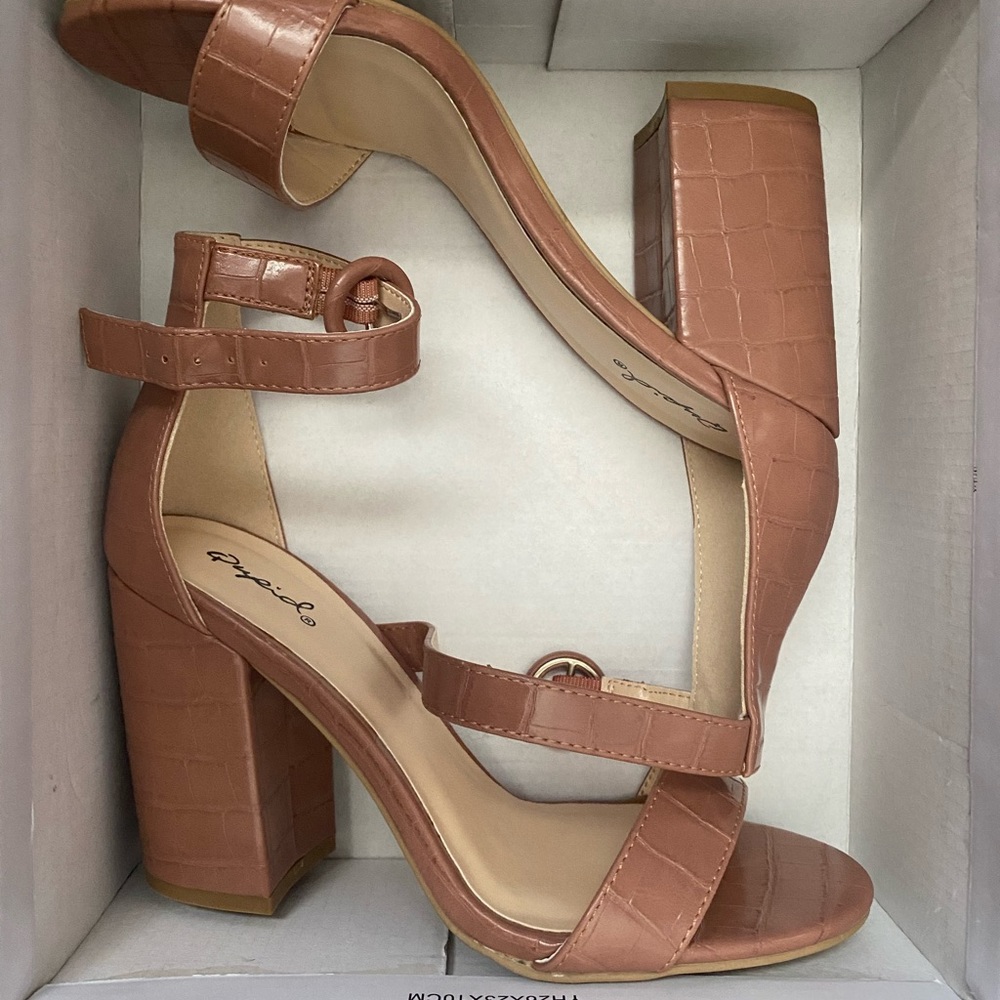 Blush Pink Sandals with heels